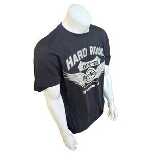 Hard Rock Cafe Men's Orlando Est 1971 Black Short Sleeve Shirt Size Large